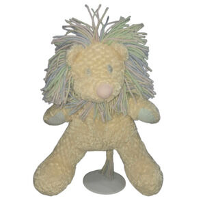 First & Main Snagglepuss Lion Plush Pastel Yarn Mane 13 Inch‎ Floppy Sewn Eyes